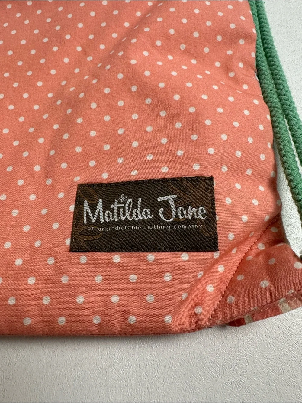 Matilda Jane dream‎ chaser in the ruffle drawstring backpack bag